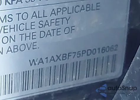 2023 Audi Q7 Premium 55 Tfsi Quattro Tiptronic from USA, damaged, VIN WA1AXBF75PD016062